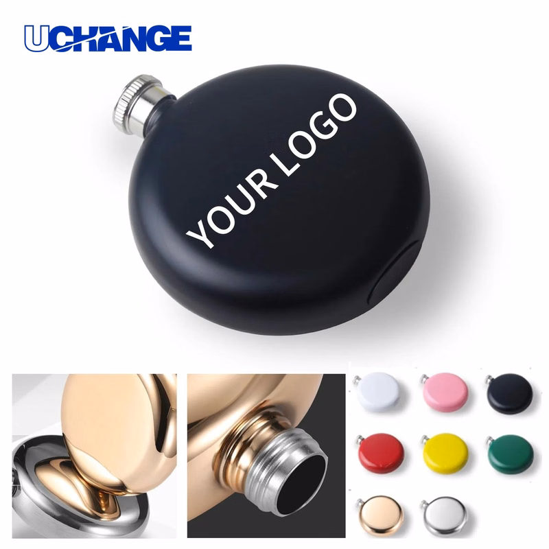 Round Hip Flask Bottle