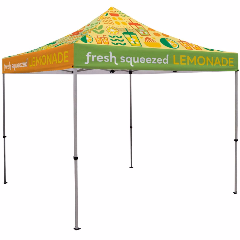 10' Deluxe Tent Kit With Vented Canopy Full-Bleed Dye Sublimation