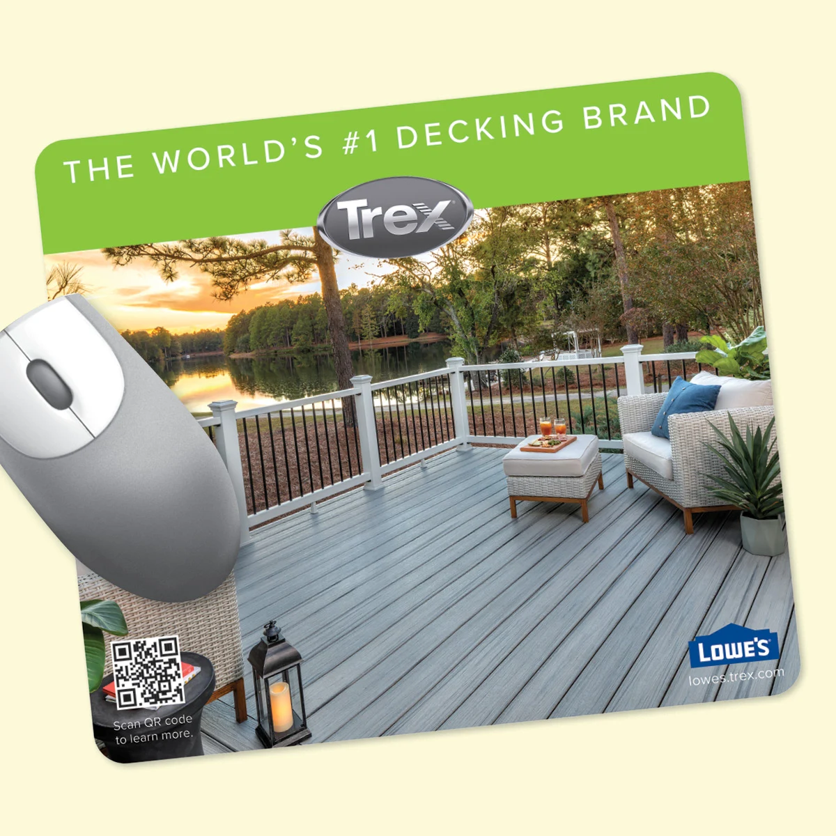 Origin'L Fabric 7.5x8.5x1/8" MousePad 1