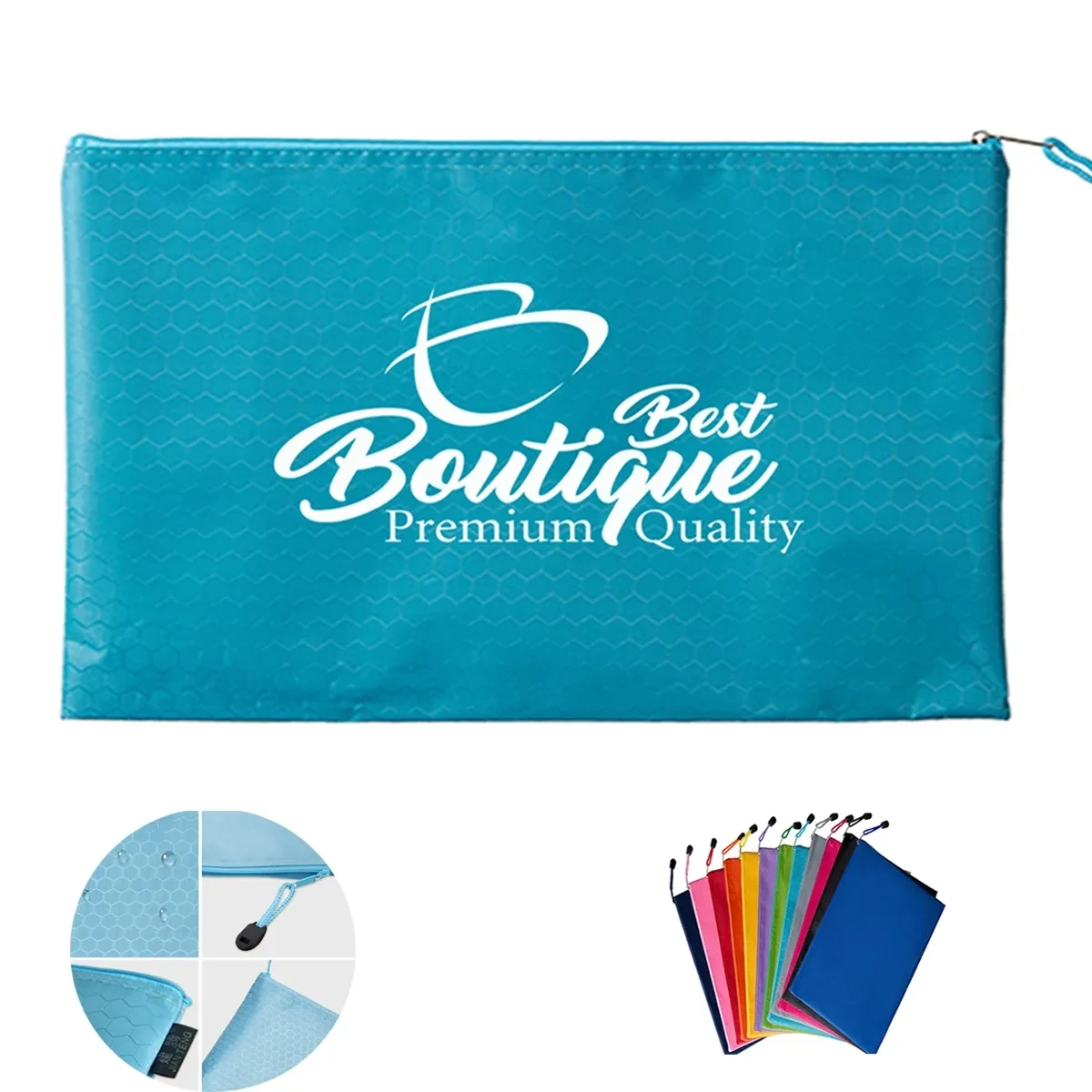 Waterproof File Bag Pencil Pouch With Zipper 1
