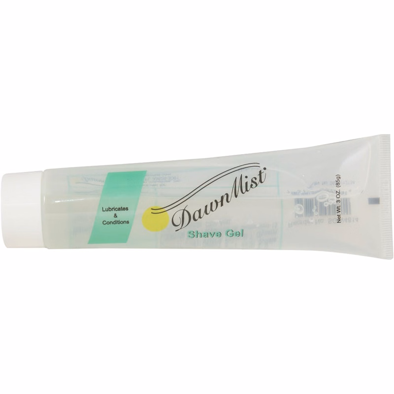 Shave Gel Tubes - 3 oz Clear