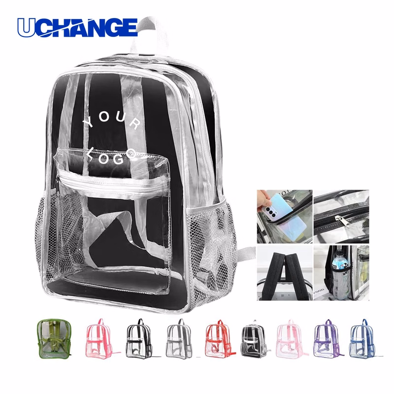 Waterproof PVC Clear Backpack Organizer 15 Inch