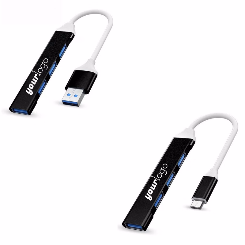 Slim USB Type C Multi-Device Hub Splitter
