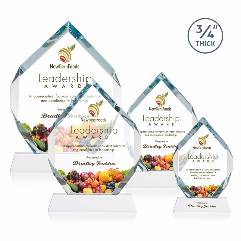 Royal Diamond VividPrint™ Award on Newhaven - White