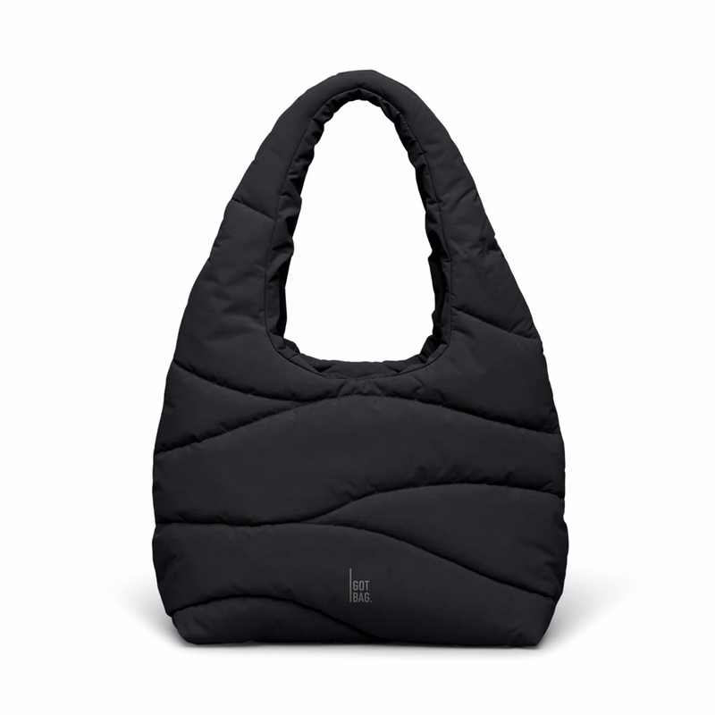 GOT BAG® Wavy Puffer - GOTS Certified Ocean Plastic Shoulder Bag