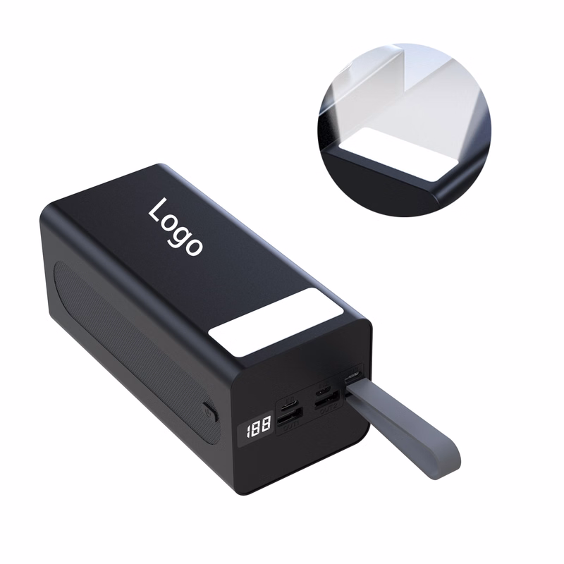 Large Capacity Power Bank w/LED Light