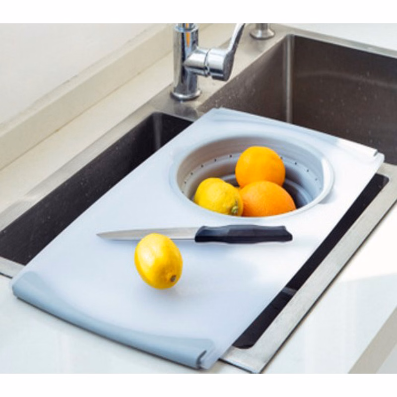 2 In 1 Folding Cutting Board And Tray