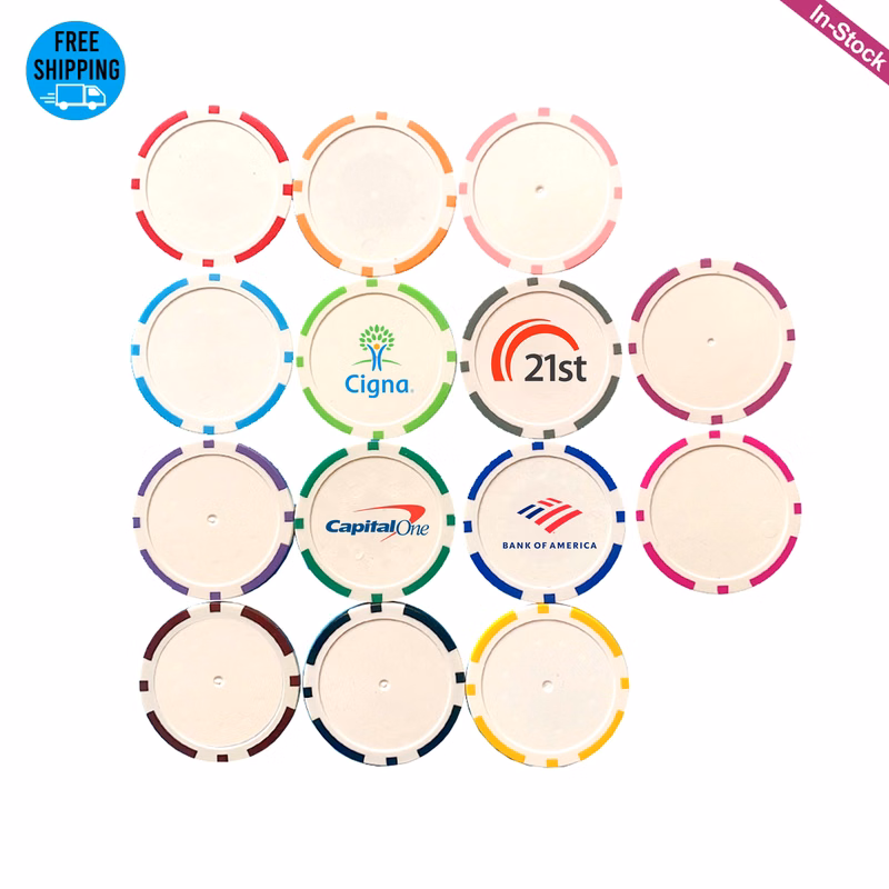 Poker Chip Golf Ball Markers