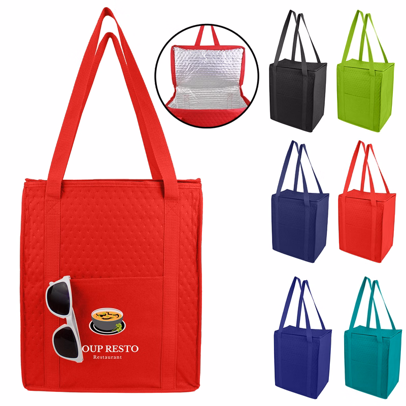 Glacier Jumbo Insulated Zipper Tote