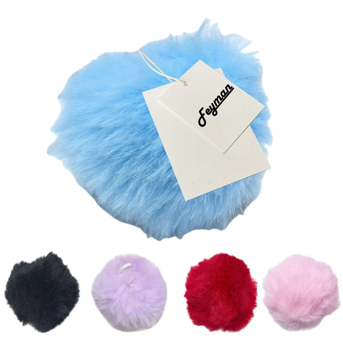 Colorful Fur Ball Pendant Accessory Keychain 1