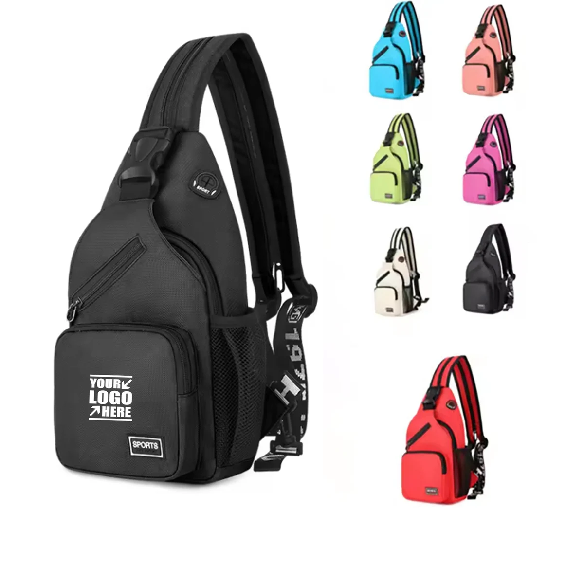 Crossbody Sling Backpack With Earphone Hole 1