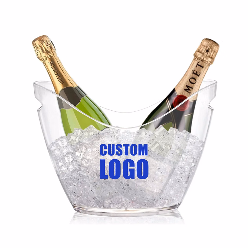 MOQ 1 pcs Clear Beverage Chiller