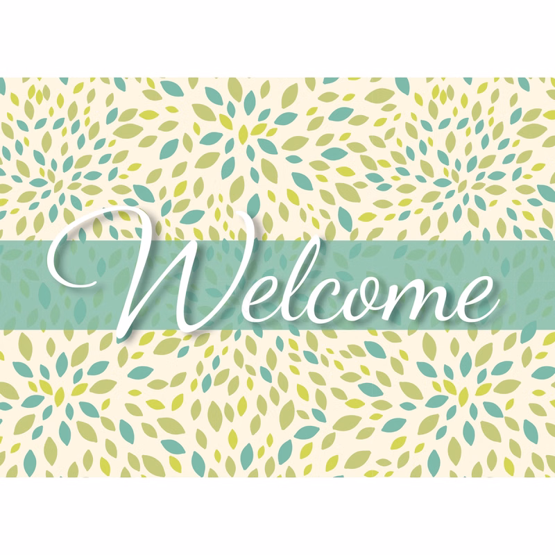 Burst of Excitement Welcome Cards