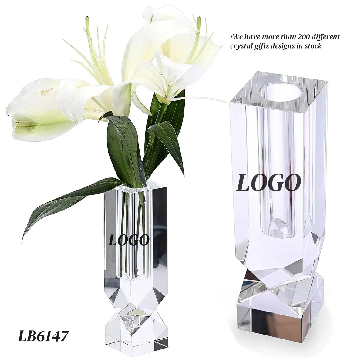 Flower Crystal Vase for Wedding Centerpiece Table Decor 1