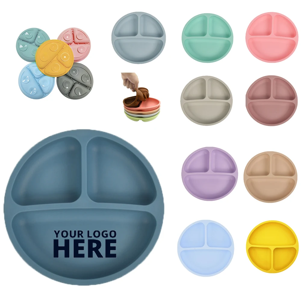 Silicone Suction Dishware Plate 1