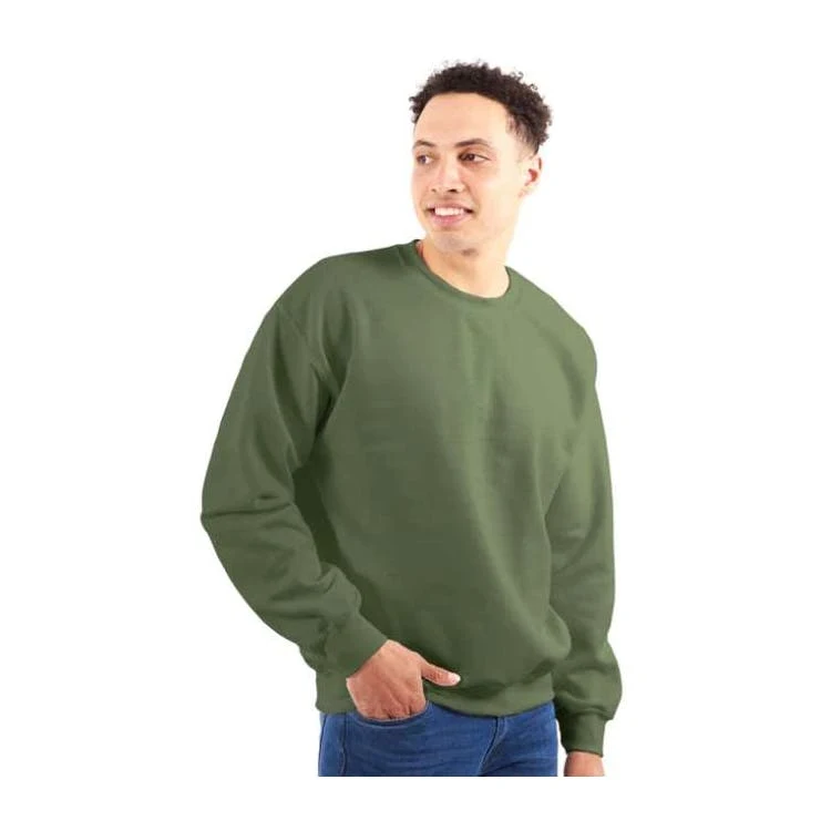 Adult Crewneck Sweatshirts - Green S-XL 1