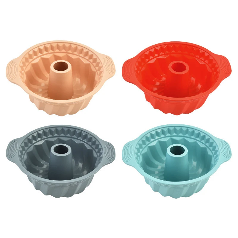 Premium Non-Stick Silicone Round Cake Baking Molds 1