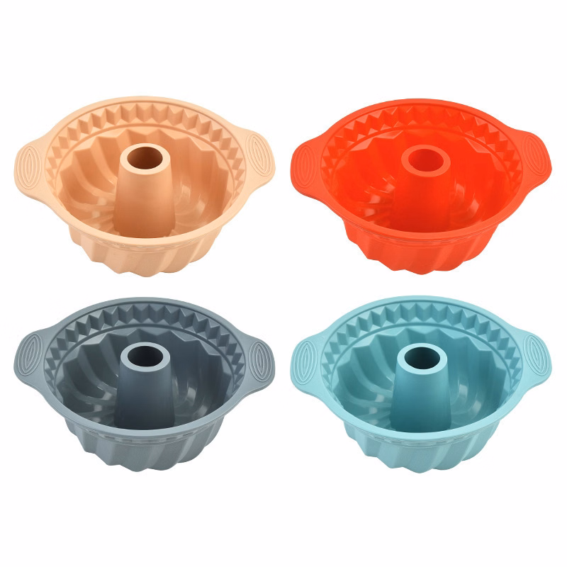 Premium Non-Stick Silicone Round Cake Baking Molds