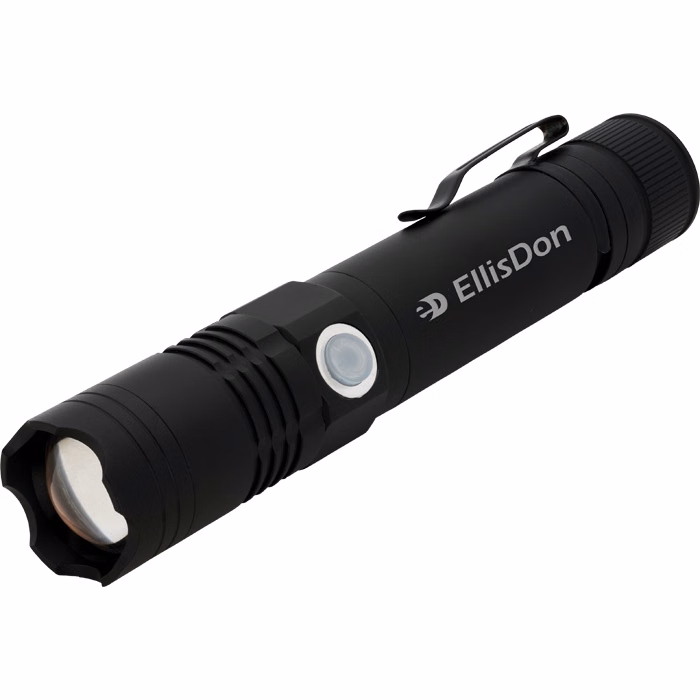 Rechargeable 3W Aluminum Focus Flashlight