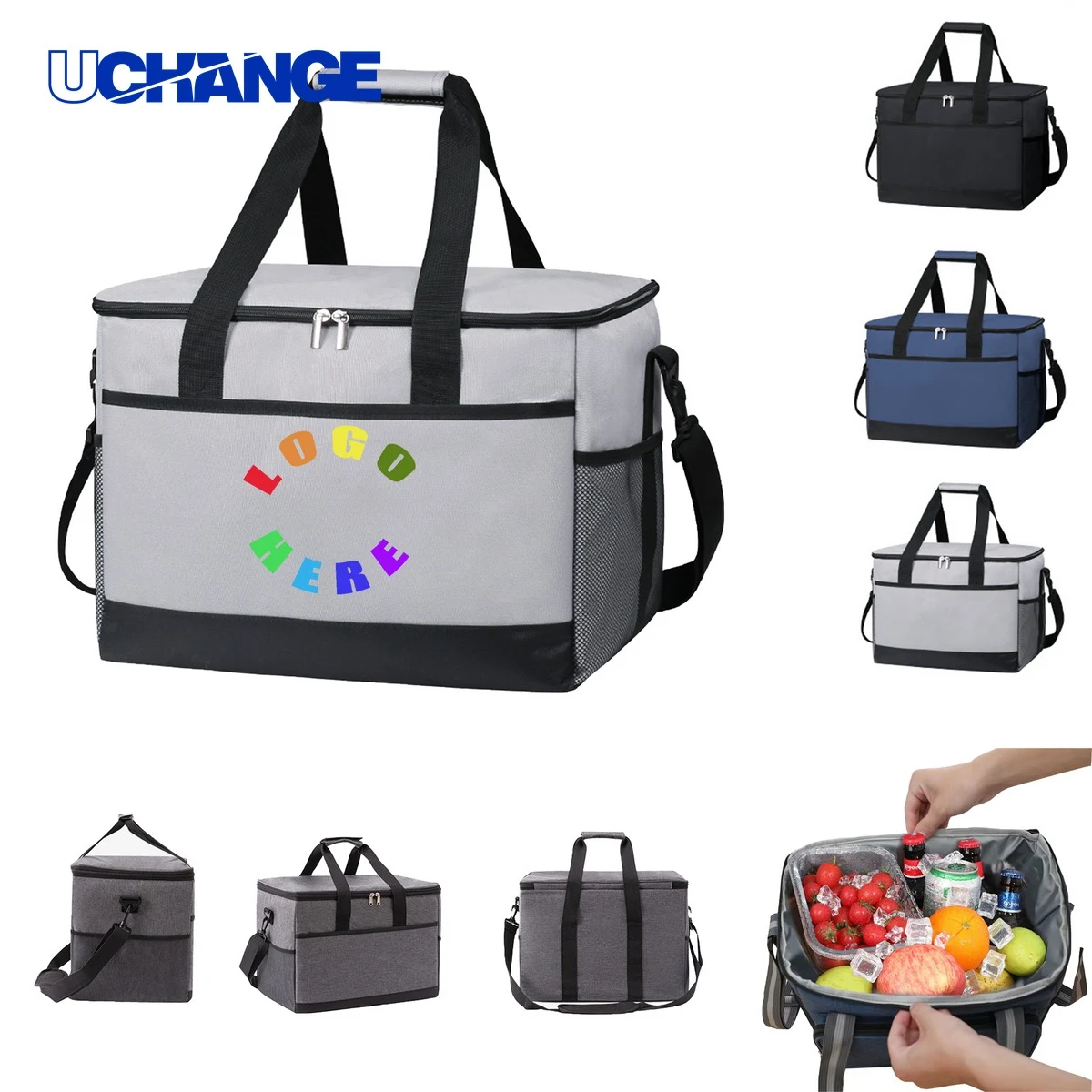Folding Beach Travel Insulated Cooler Bag 1