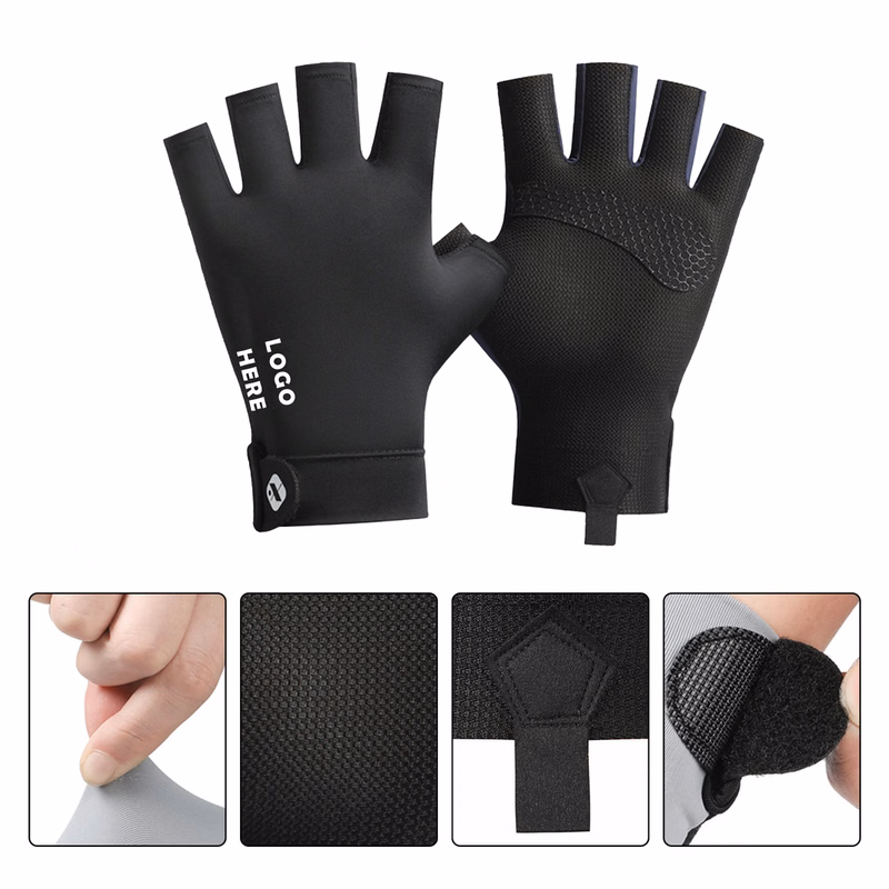 Anti-slip Fingerless Cycling Gloves