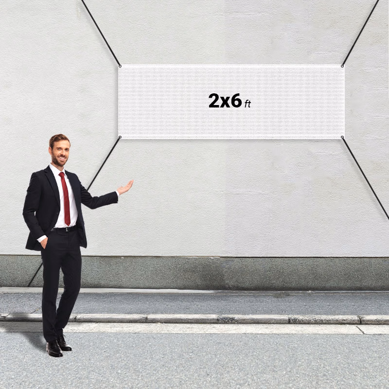 Custom 2' X 6' Mesh Banners