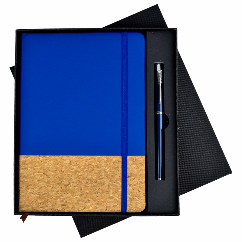 TiTUS® Mulch PU Leather A5 Notebook, Pen in EVA Case Gift Set