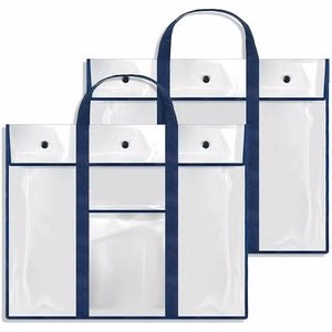 Large Clear Vinyl Poster Storage Bag