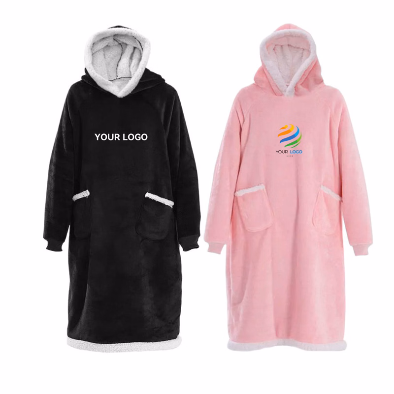 Oversized Sherpa Hoodie Blanket