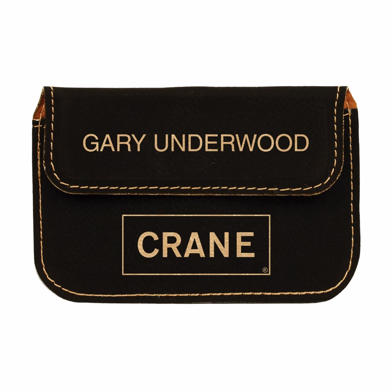 Leatherette Card Case (4.5"x2.75" Open)