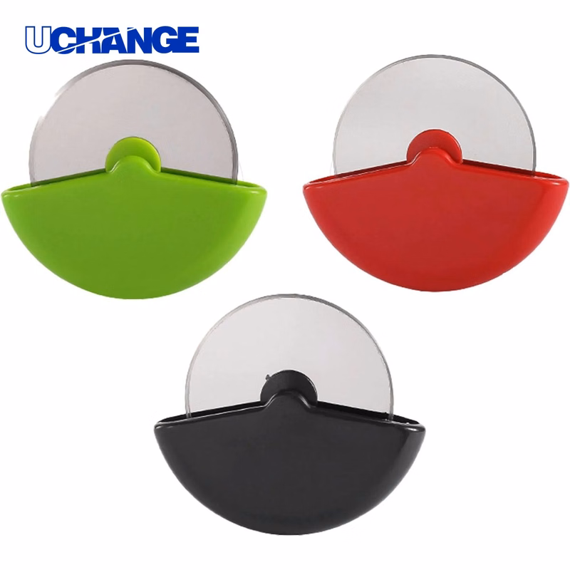 Round Roller Pizza Knife for Kitchen Cutting Tasks