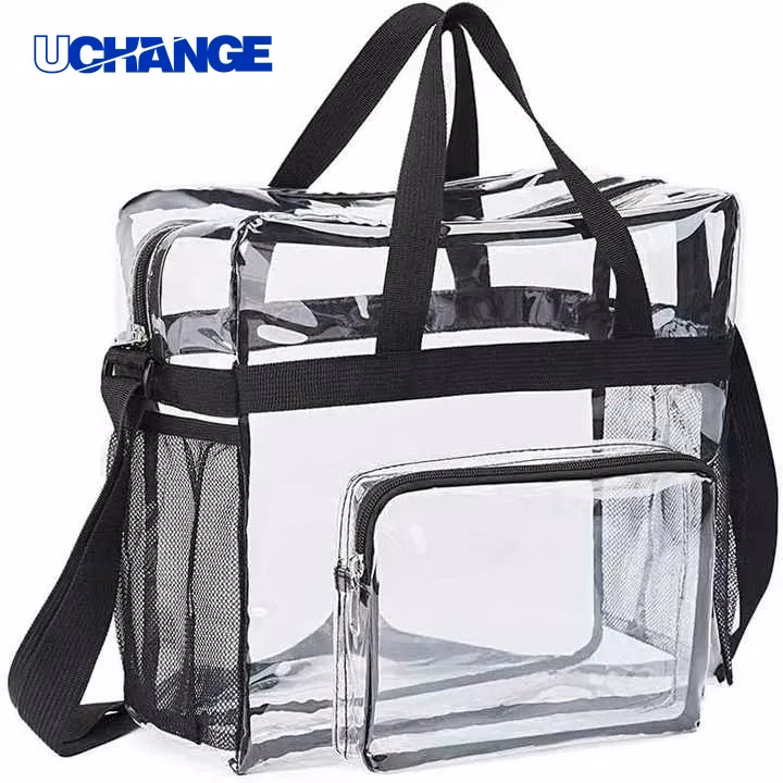 See-Through Clear Tote Bag Transparent Event Carry