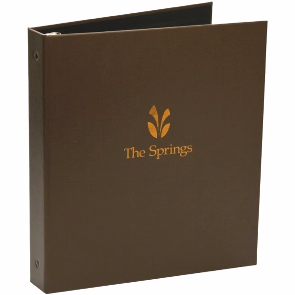5-1/2" x 8-1/2" Leatherette 1/2" to 2" Capacity Ring Binders
