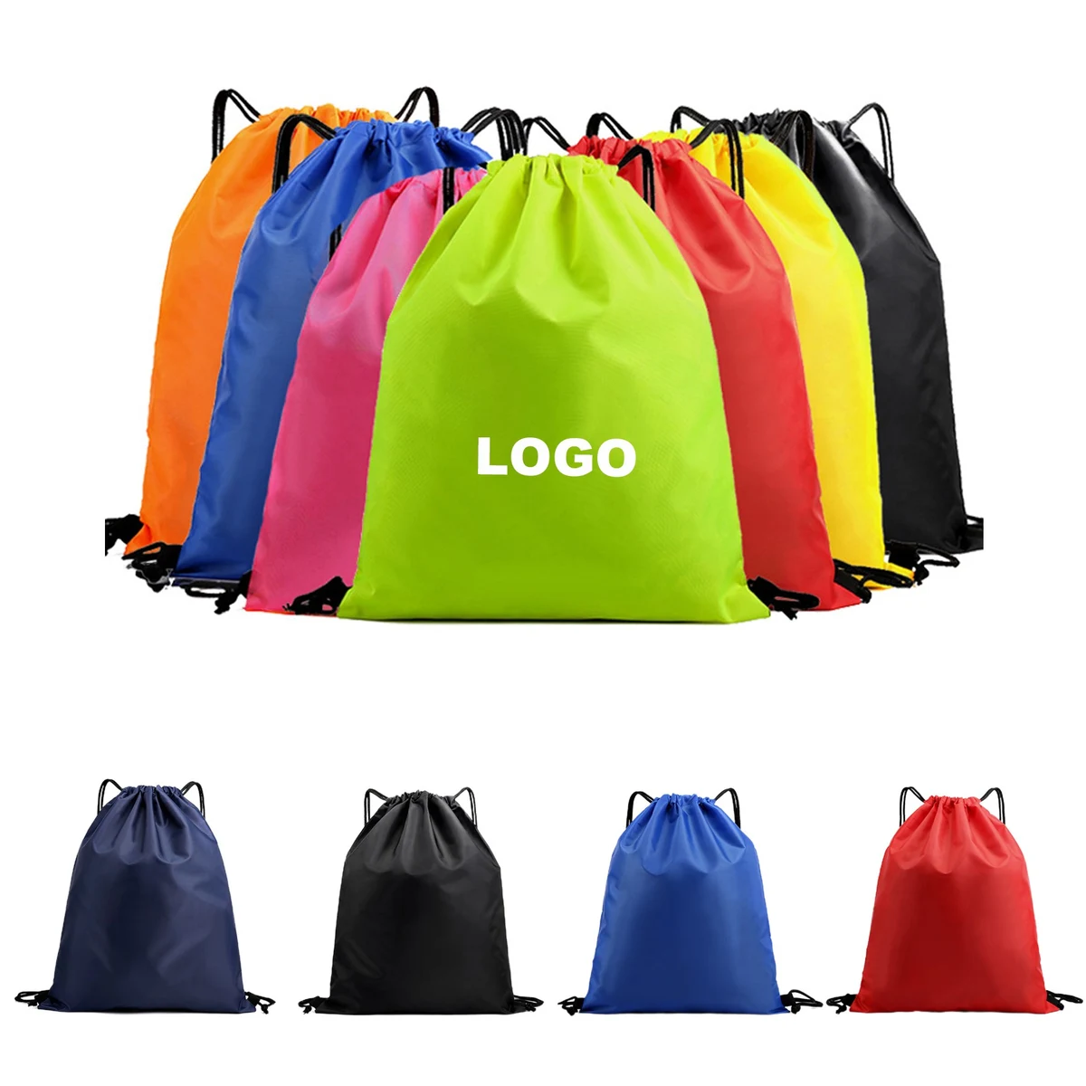 Sports Gym Drawstring Backpack Bag 1