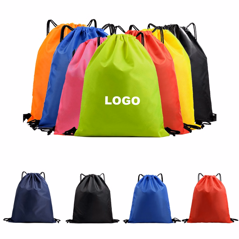 Sports Gym Drawstring Backpack Bag