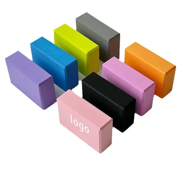 Custom 9" x 5.9" x 3" EVA Foam Yoga Block — Fitness, Flexibility & Wellness Support 1