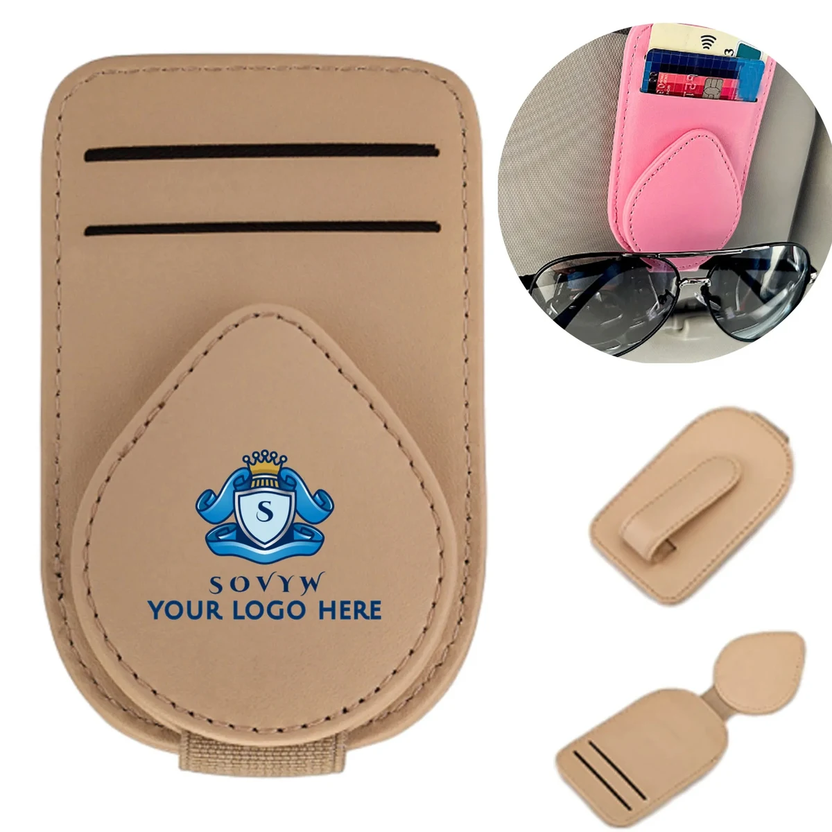 Sunglasses Holder For Car Visor 1