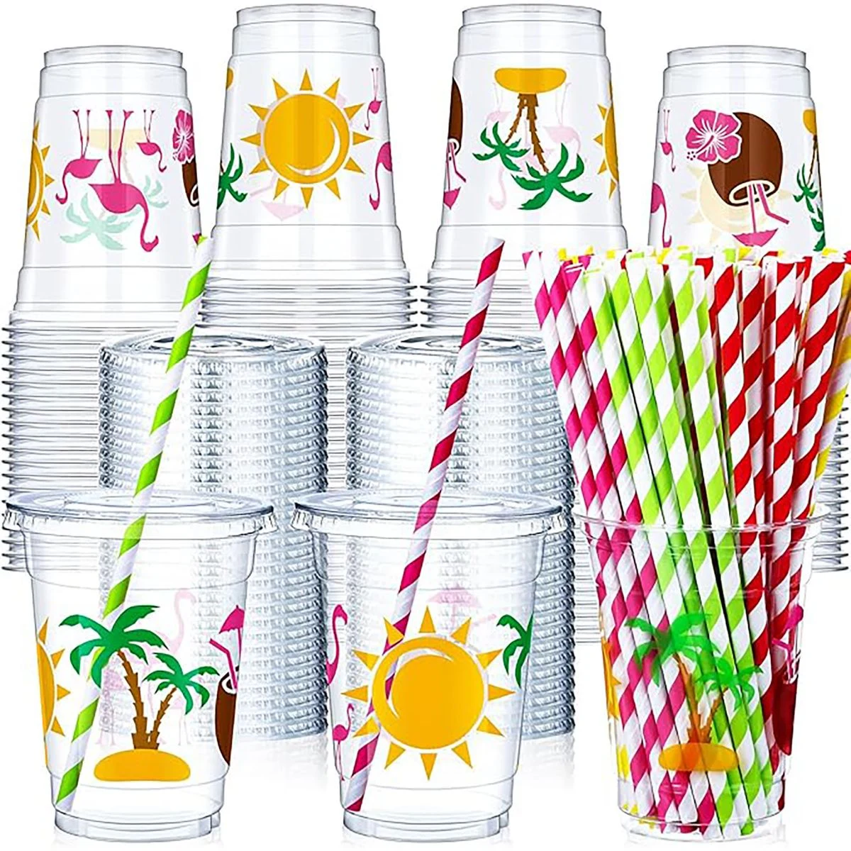 16 oz Disposable Plastic Beverage Tumbler 1