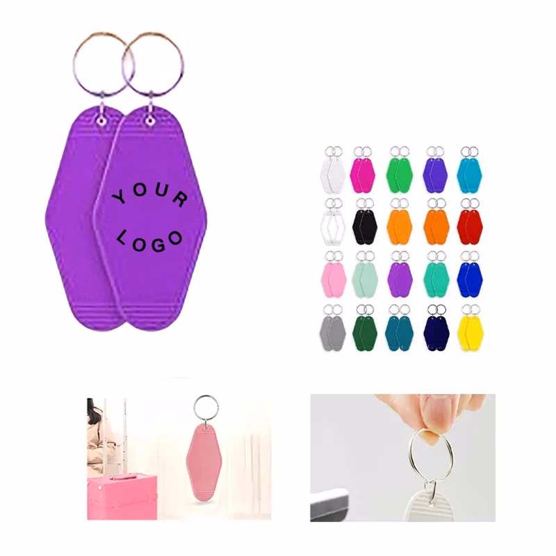 ABS Plastic Motel Key Tag in Diamond Shape