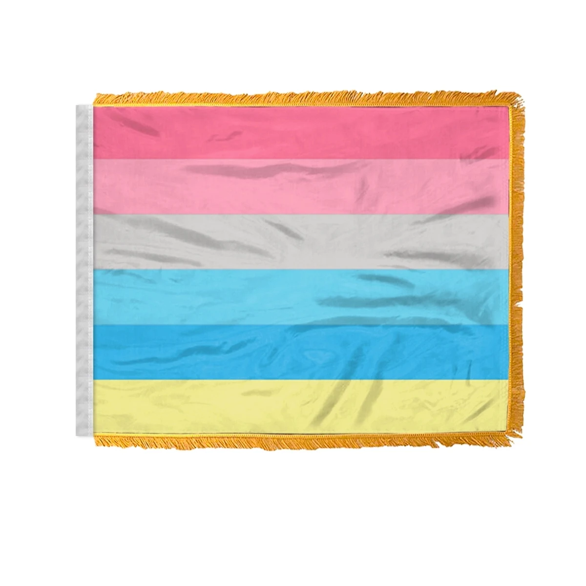 4" x 6" 1 ply wPoly Genderflux Antenna Flag 1