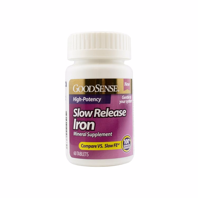 Iron Tablets - Slow Release 60 Count