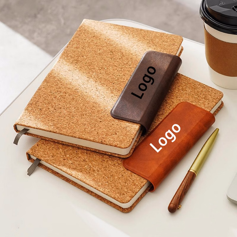 Eco-Friendly Cork Notebook Magnetic Buckle