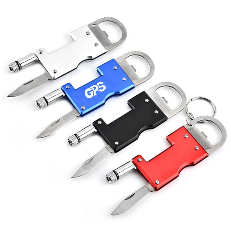 Mini Tool Bottle Opener & Blade & LED 1