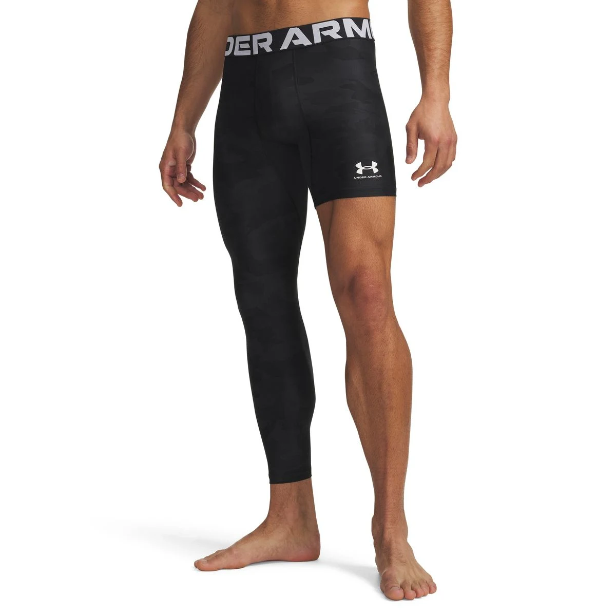 HeatGear Asymmetrical Right Leg Printed Men's Leggings 1