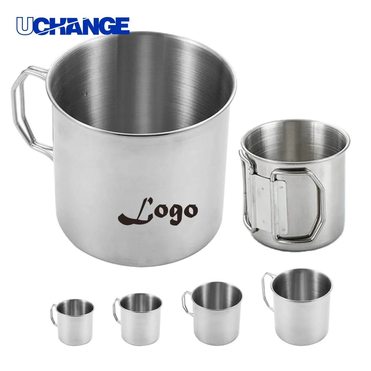 Stainless Steel Folding Handle Mug Cup 1