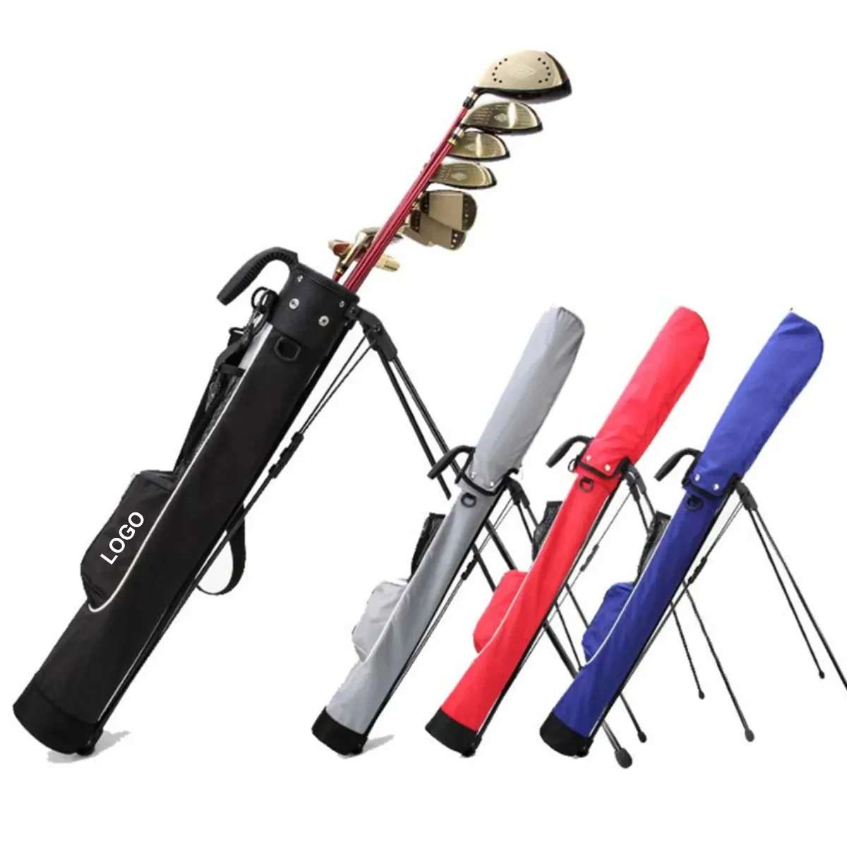 Lightweight Golf Club Bags with Stand and Strap 1