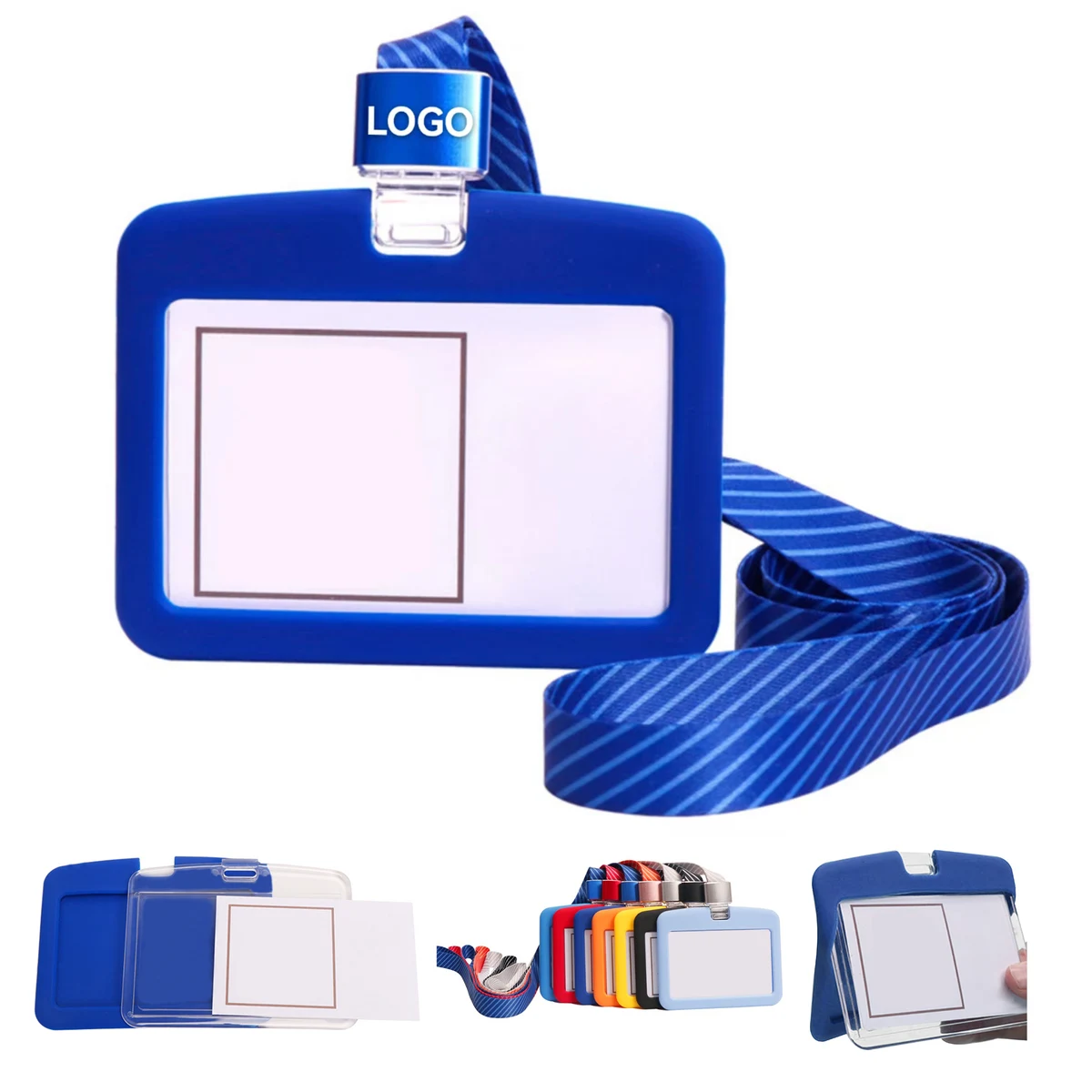 Horizontal Badge Holders wtih Lanyard 1