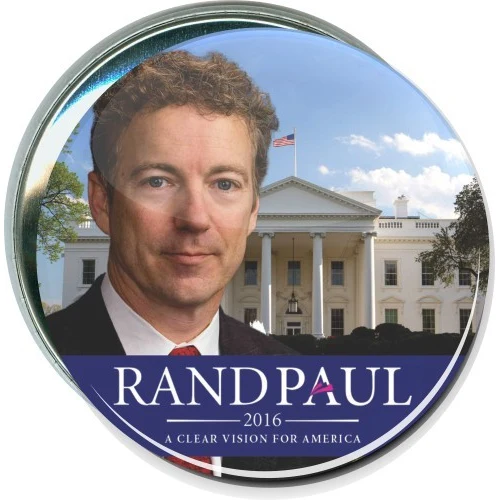 Rand Paul 2016, White House, Political Button 1