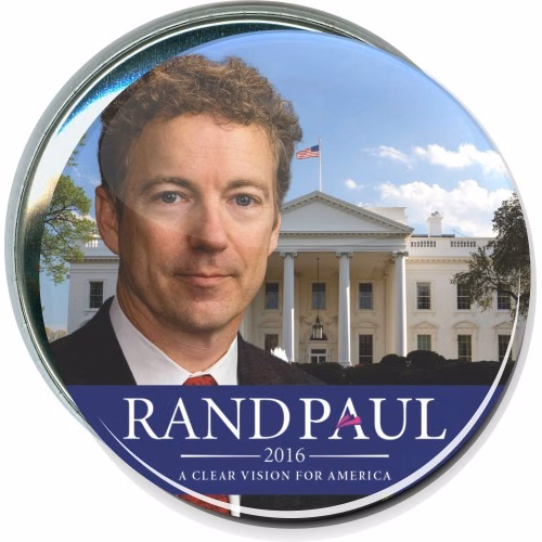 Rand Paul 2016, White House, Political Button