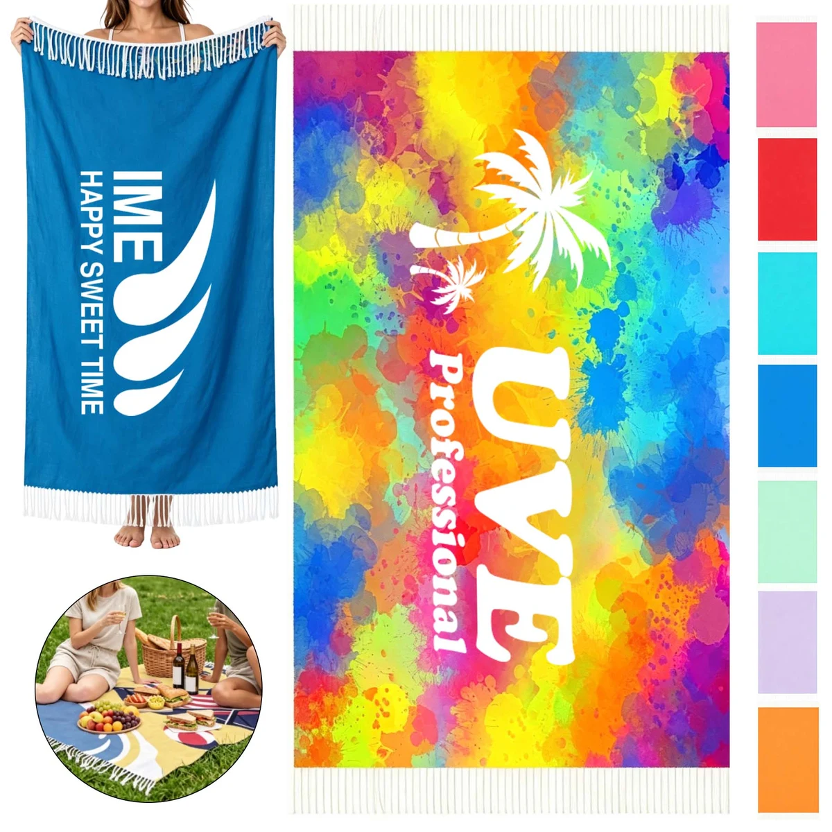 Tassel Beach Towel 1